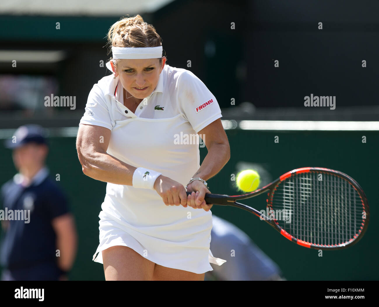 Timea Bacsinszky (SUI),campeonatos de Wimbledon 2015, Londres, Inglaterra. Foto de stock