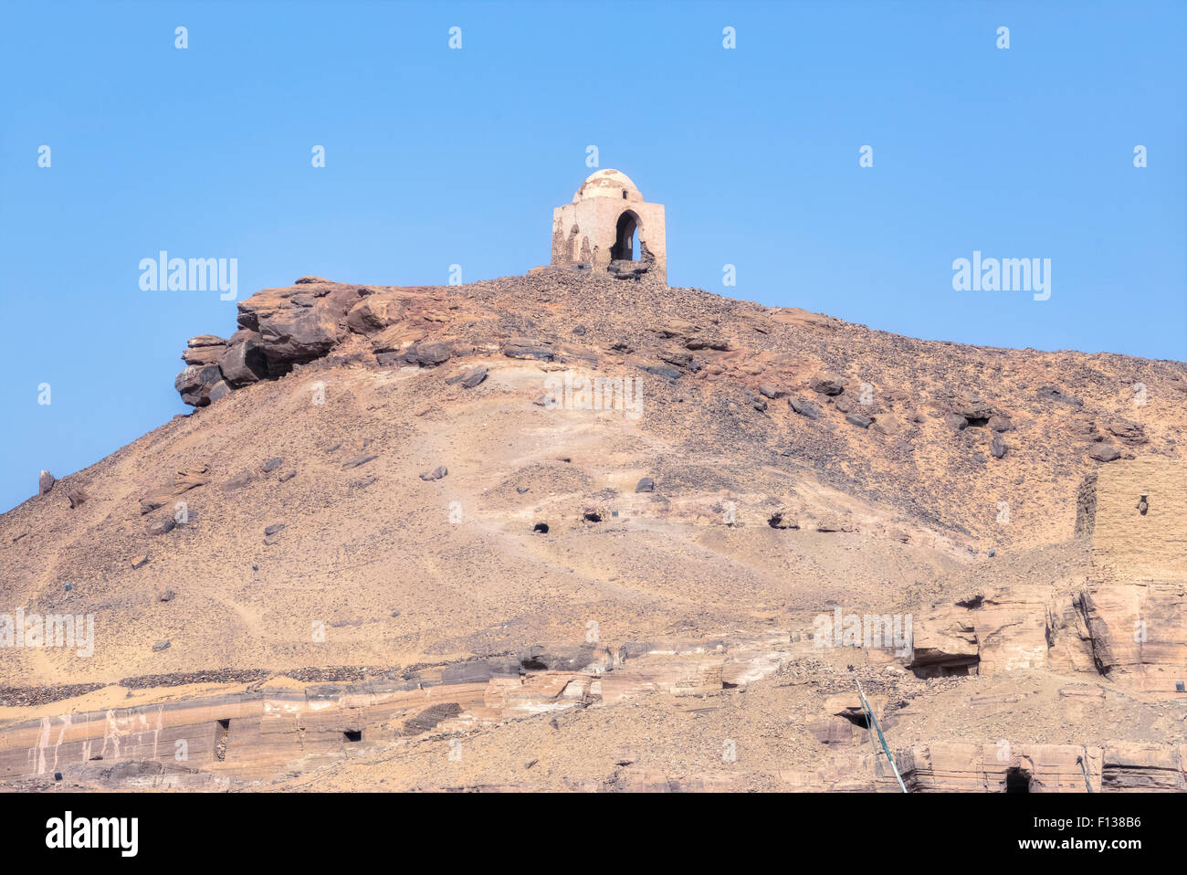 Tumbas de los Nobles, Asuán, Egipto, África Foto de stock