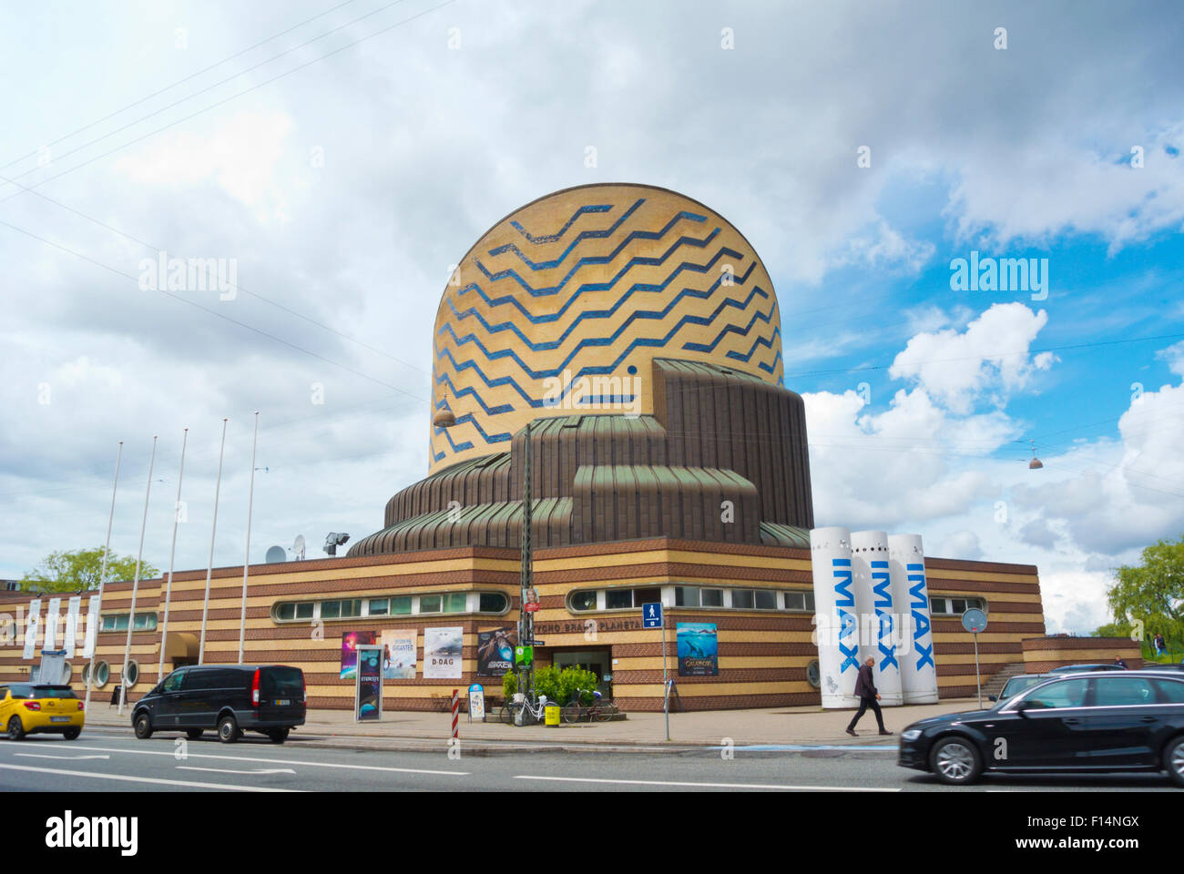 Tycho Brahe Planetarium, cine iMax, Vesterbro, Copenhague, Dinamarca Foto de stock