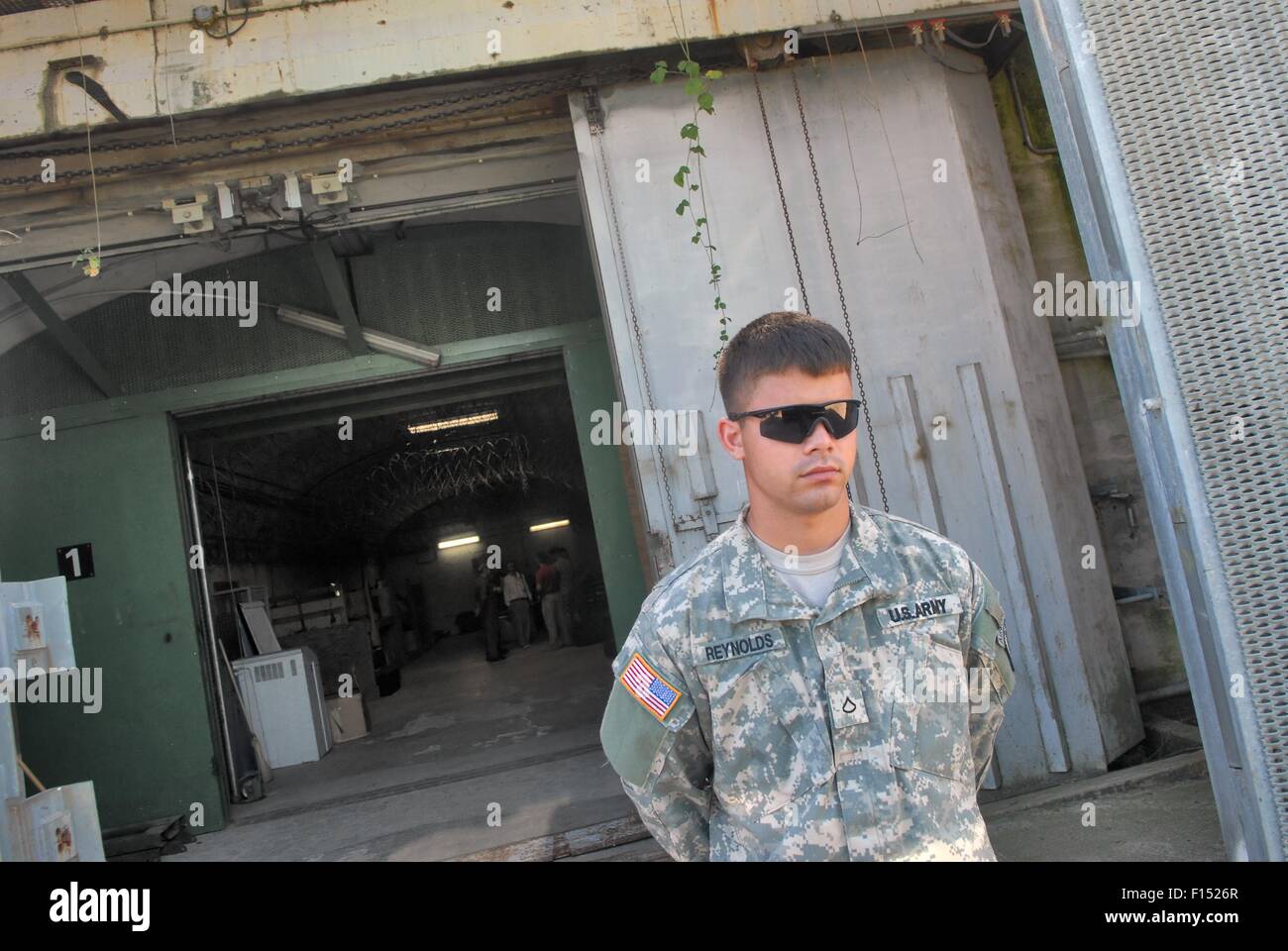 Italia, Camp Ederle US Army base en Vicenza, dentro de un búnker