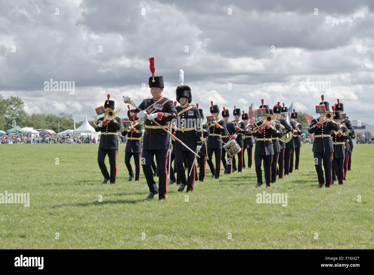 Los Bucks County Show, UK 27/08/15. El Royal Military Band actuarán en el escenario principal. Crédito: Scott Carruthers/Alamy Live News Foto de stock