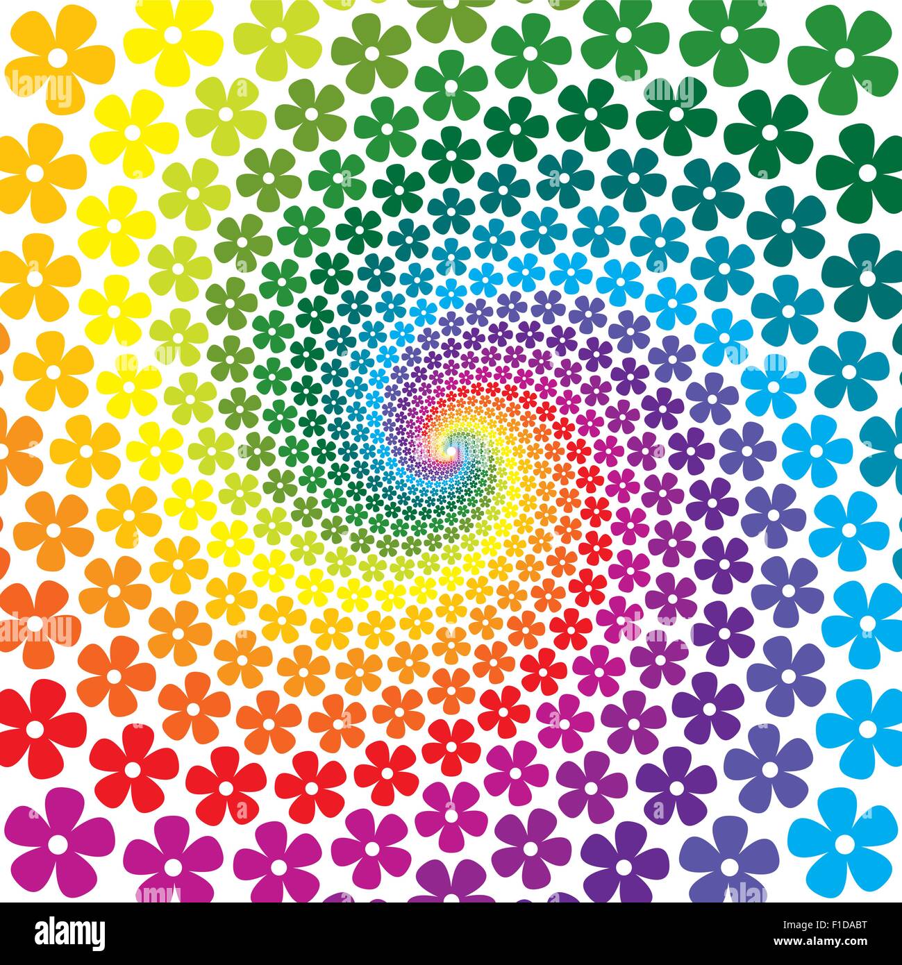 Flores coloridas de fondo en espiral Imagen Vector de stock - Alamy Flores coloridas de fondo en espiral Imagen Vector de stock - Alamy