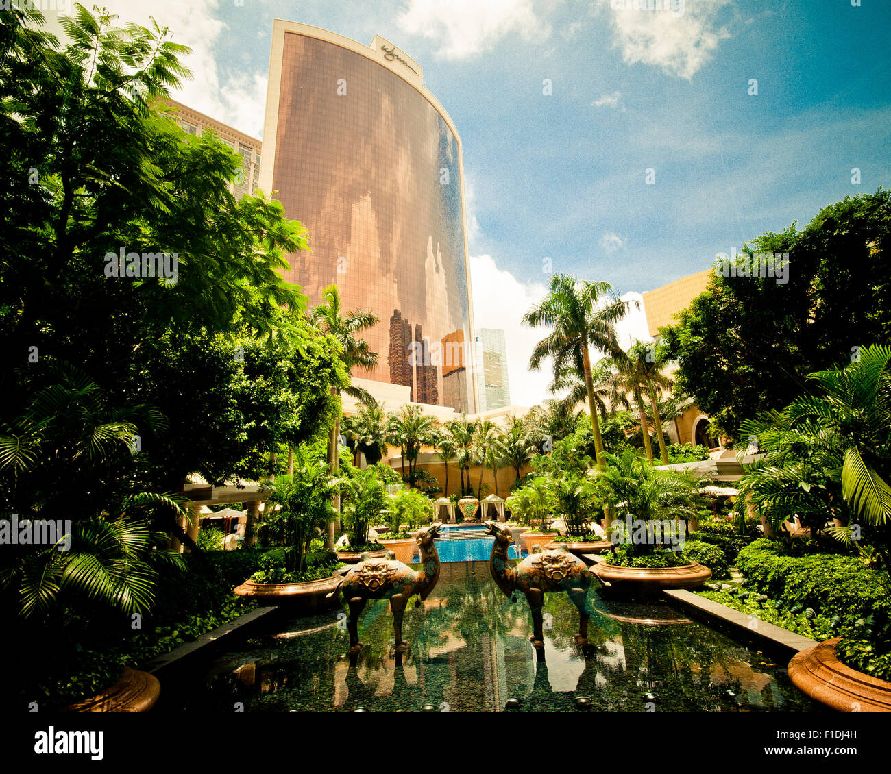 Hotel en Macao. Foto de stock