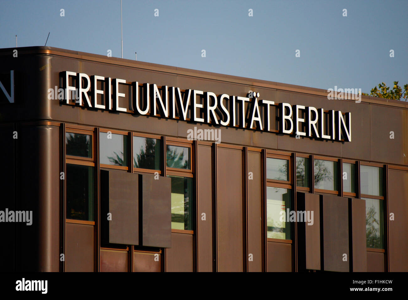 Rostlaube, Freie Universitaet Berlín, Berlín-Dahlem. Foto de stock