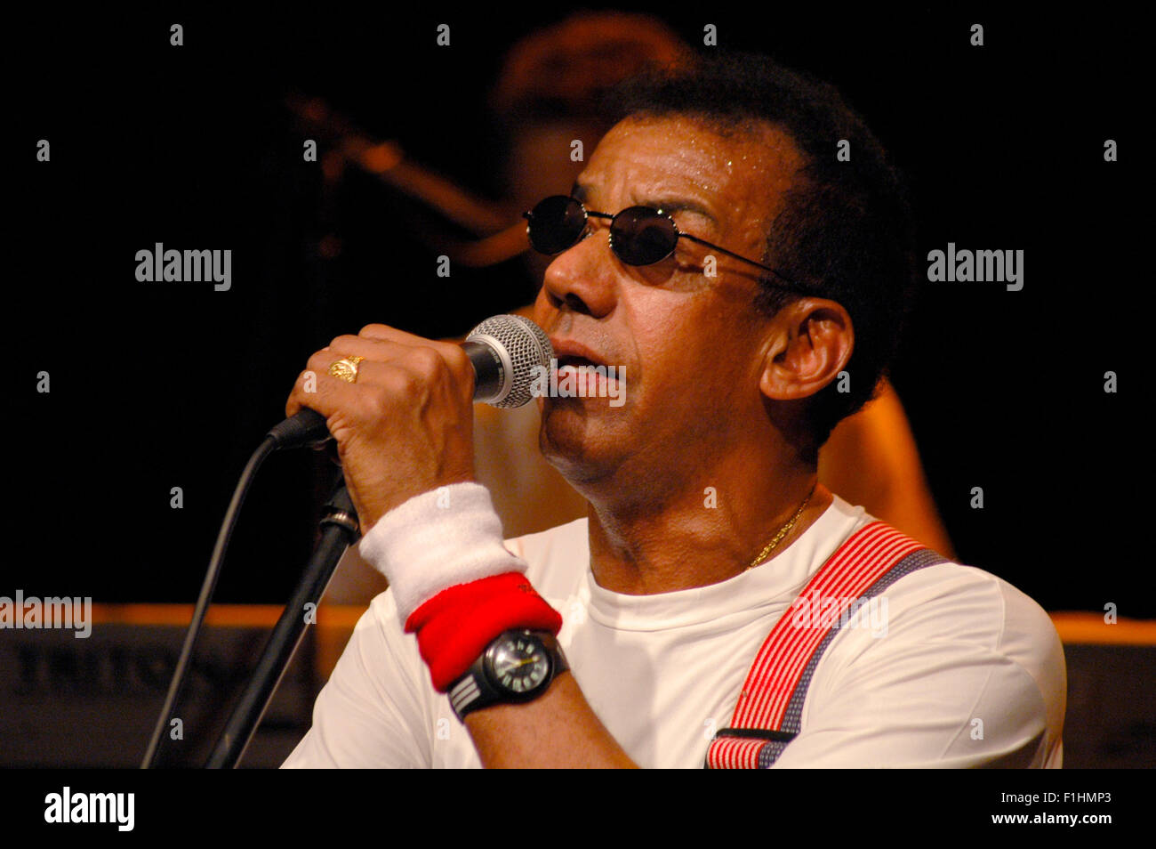 Jorge Ben Jor - im Konzert Haus der Kulturen der Welt imRahmen des brasilianischen Kulturfestivals "Copa da Cultura", das zeitgl Foto de stock