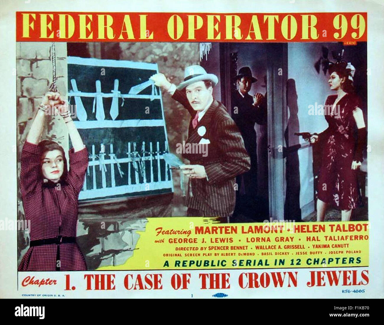 Operador Federal 99 001 - póster de película Foto de stock