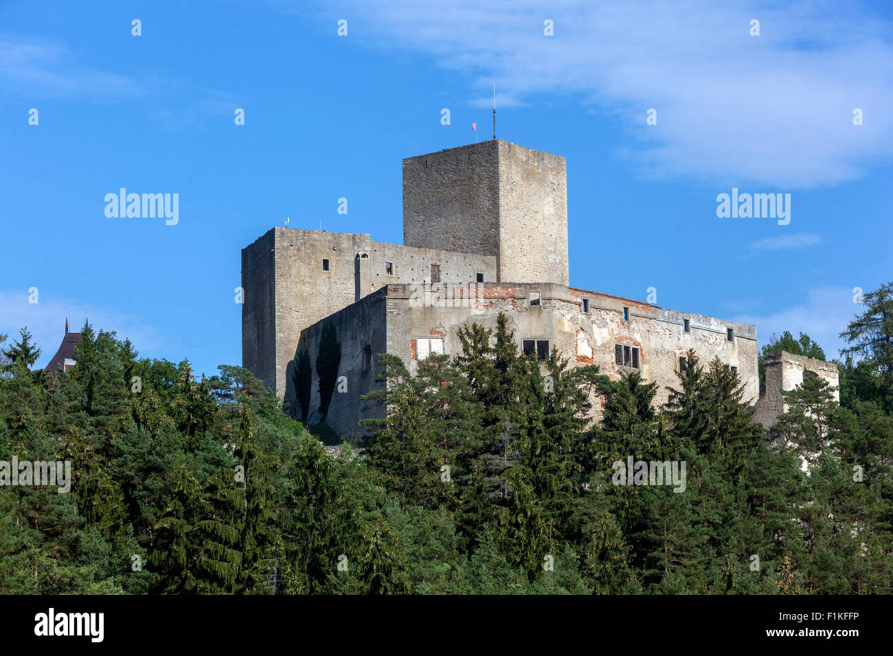 Castillo Landstejn, al sur de Bohemia, República Checa, Europa Foto de stock