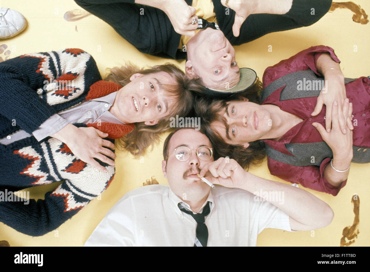 Punta de achicoria grupo pop británico alrededor de 1972 Foto de stock