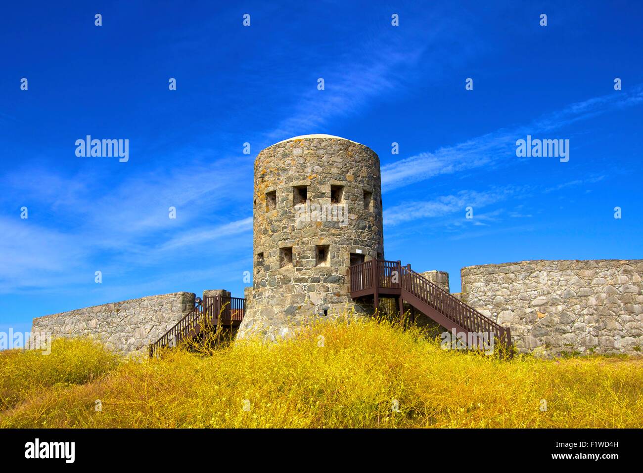 Torre Rousse nº 11, Guernsey, Islas del Canal Foto de stock