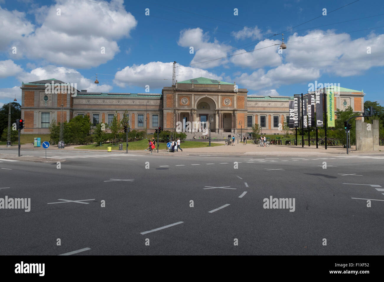 Statem Museum for Kunst (Galería Nacional) en Copenhague, Dinamarca Foto de stock