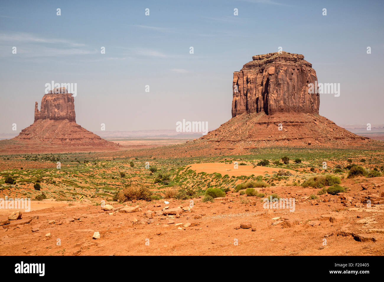 Monument Vallei, Utah y Arizona, EE.UU. panorama Foto de stock