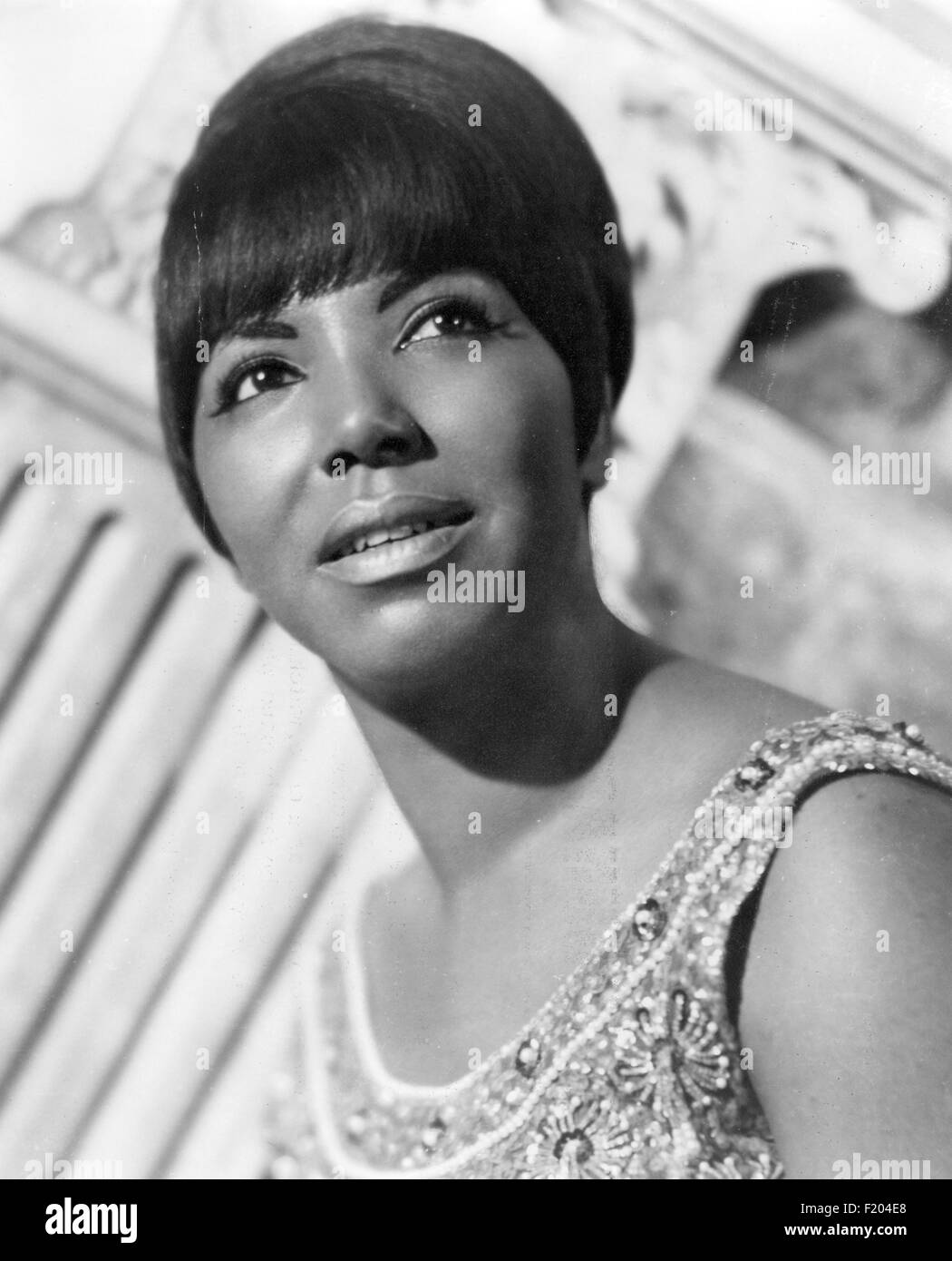 ARETHA FRANKLIN foto promocional de la cantante estadounidense cerca de 1960 Foto de stock