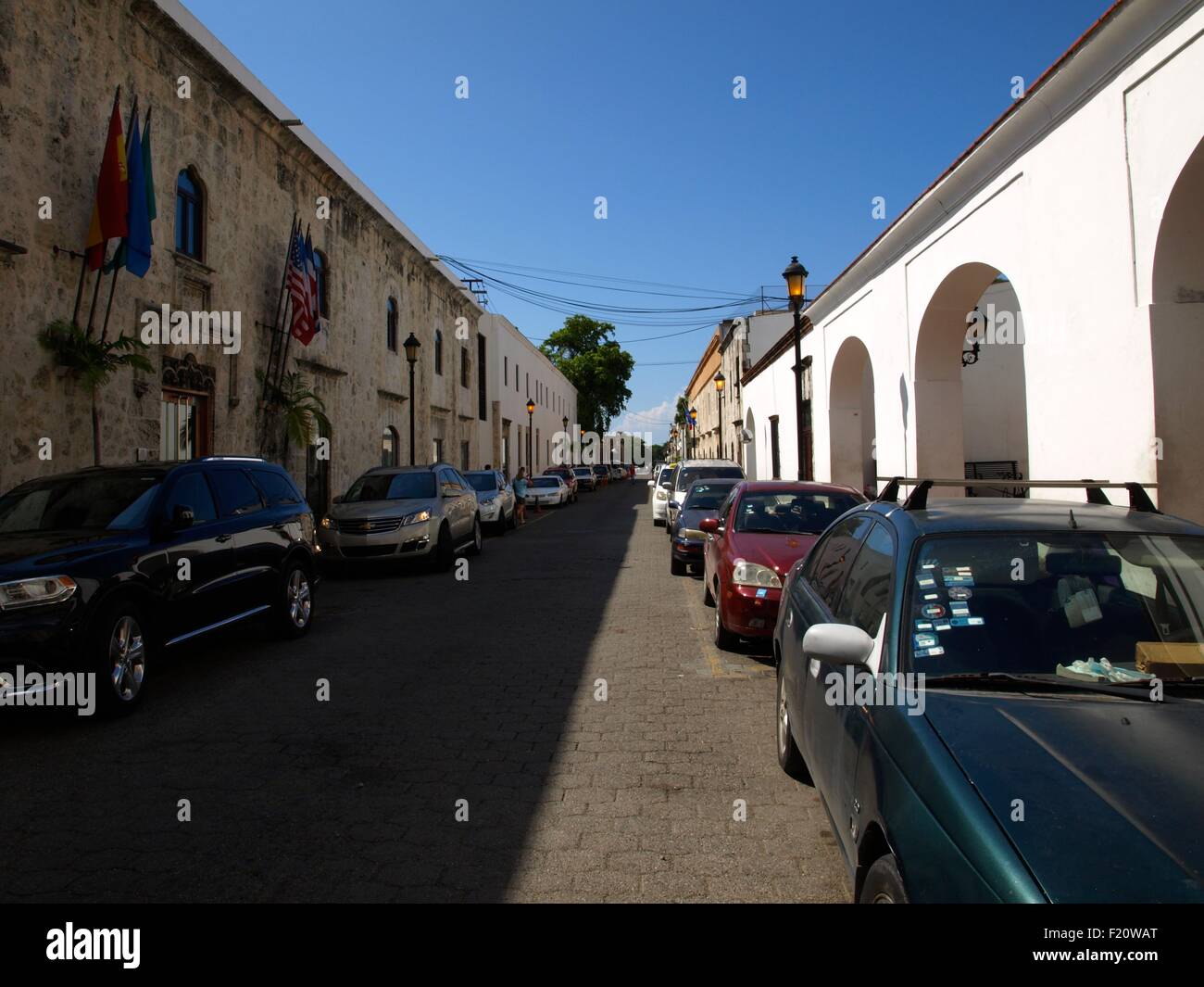 Calle Las Damas en la Zona Colonial de Santo Domingo Fotografía de stock -  Alamy
