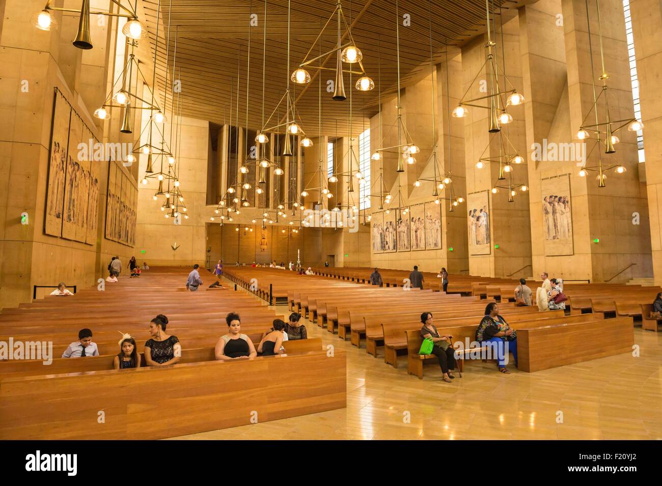 Estados Unidos, California, Los Ángeles, la Catedral de Nuestra Señora de Los Ángeles por el Estados Unidos, California, Los Ángeles, la Catedral de Nuestra Señora de Los Ángeles por el