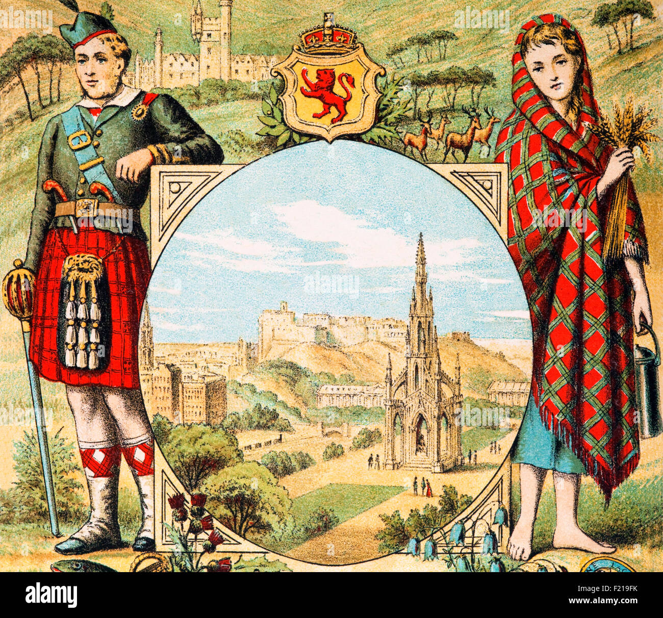 Hombre Vestido Tradicional Tartán Kilt Un Ejemplo De Traje Nacional De  Escocia Fotos, retratos, imágenes y fotografía de archivo libres de  derecho. Image 49974775