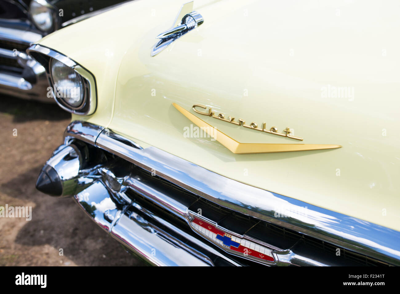 1957 Chevrolet Bel Air. Chevy. Coches clásicos Americanos Foto de stock