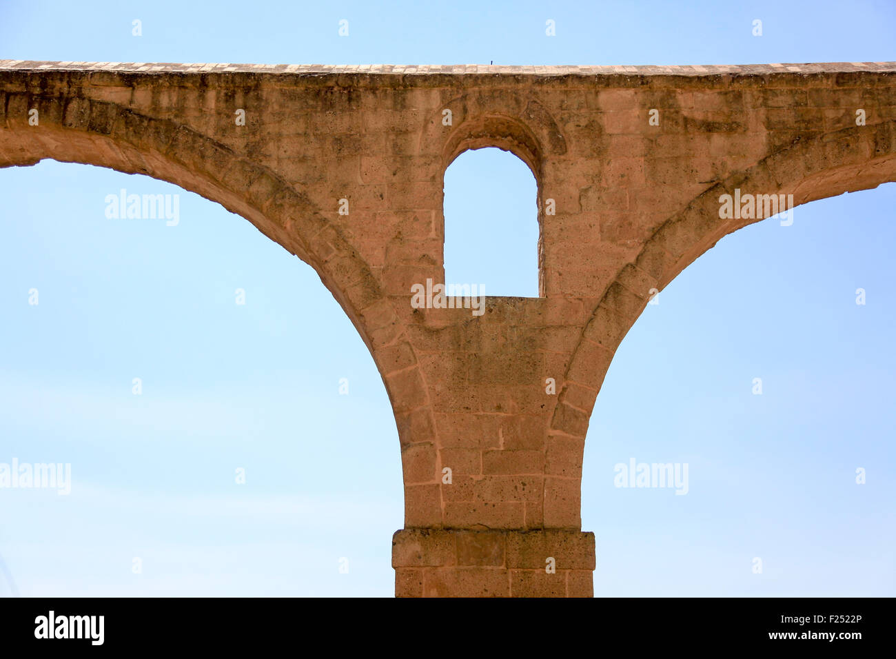 Acueducto romano, Pitigliano, Toscana, Italia Foto de stock