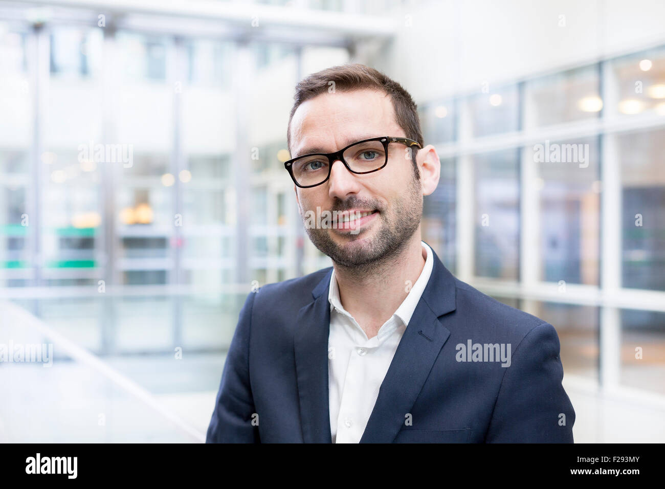 Retrato de un hombre de negocios Foto de stock