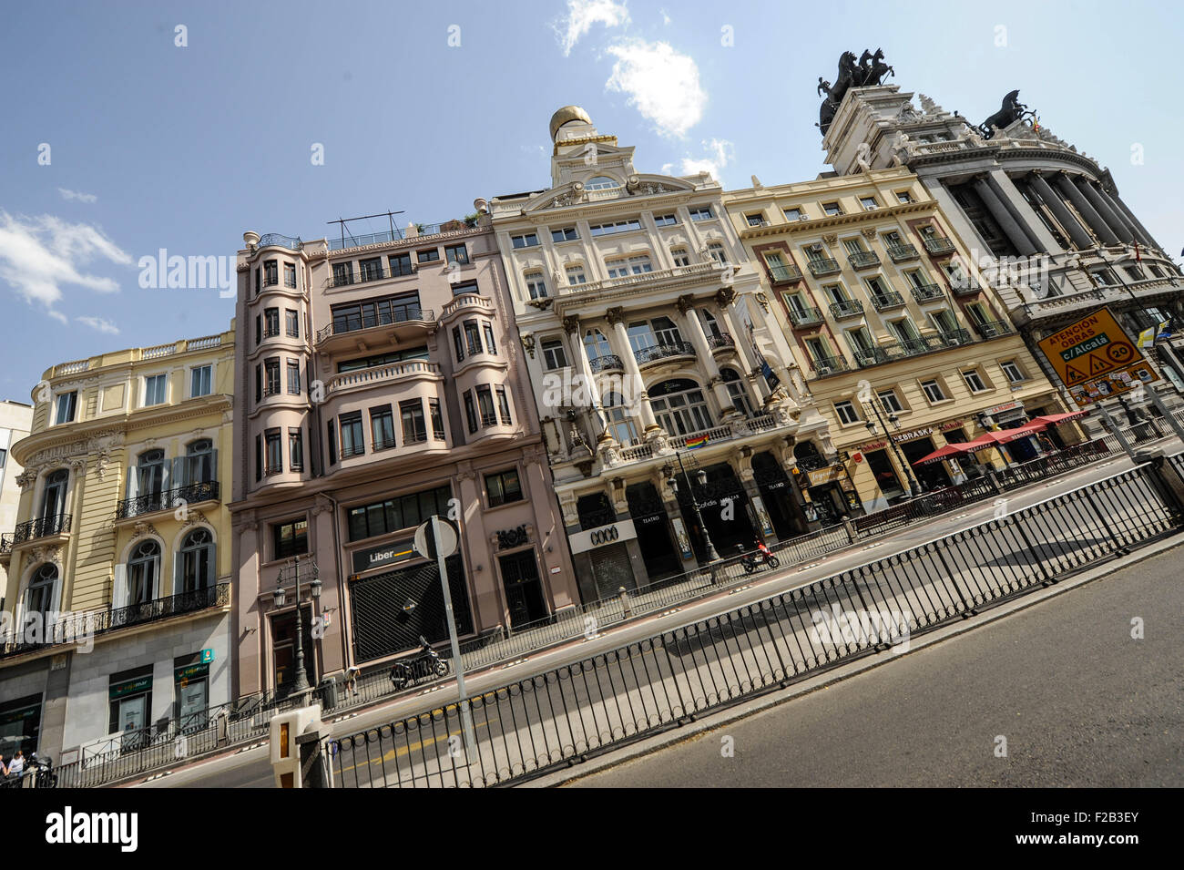 La arquitectura renacentista y barroca en Madrid - arquitectura de renacimiento y barroco en Madrid Foto de stock