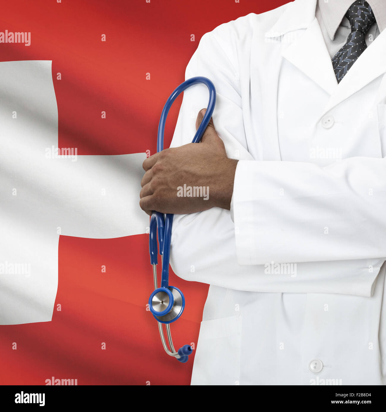 Concepto de sistema nacional de salud series Suiza Fotografía de