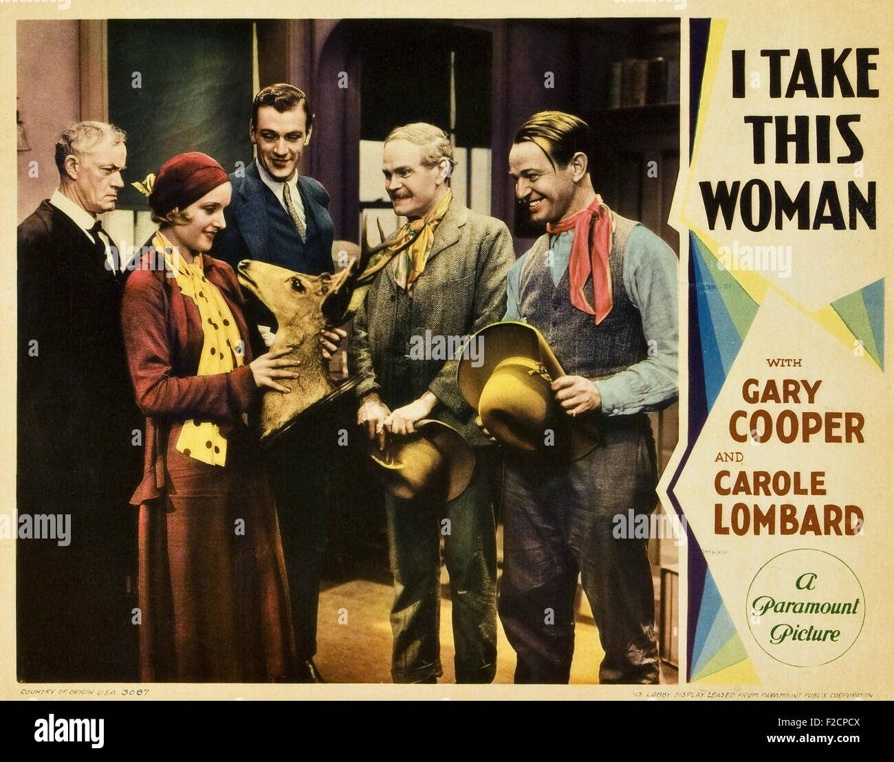 Aprovecho esta mujer (1931) 06 - póster de película Foto de stock