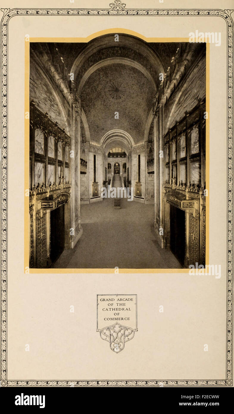 Catedral de comercio. (1921) Foto de stock