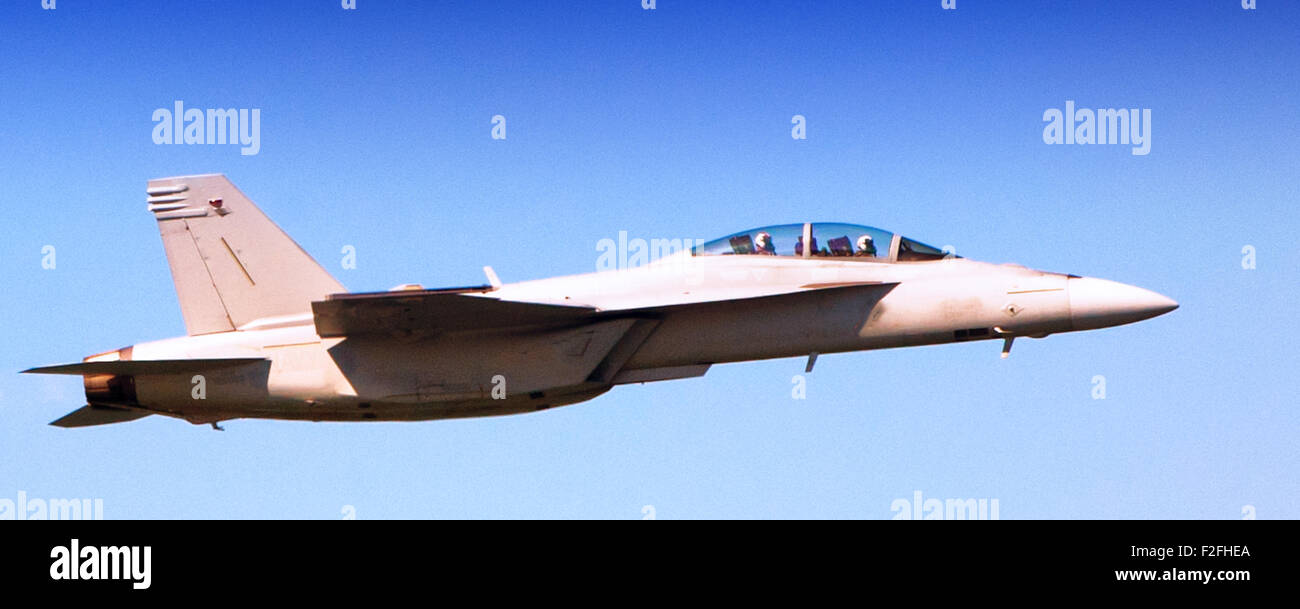 Demostración de McDonnell Douglas FA-18 Hornet en celebración de la Semana de la flota en Oct 8th, 2011 en San Francisco, San Francisco Bay, Foto de stock