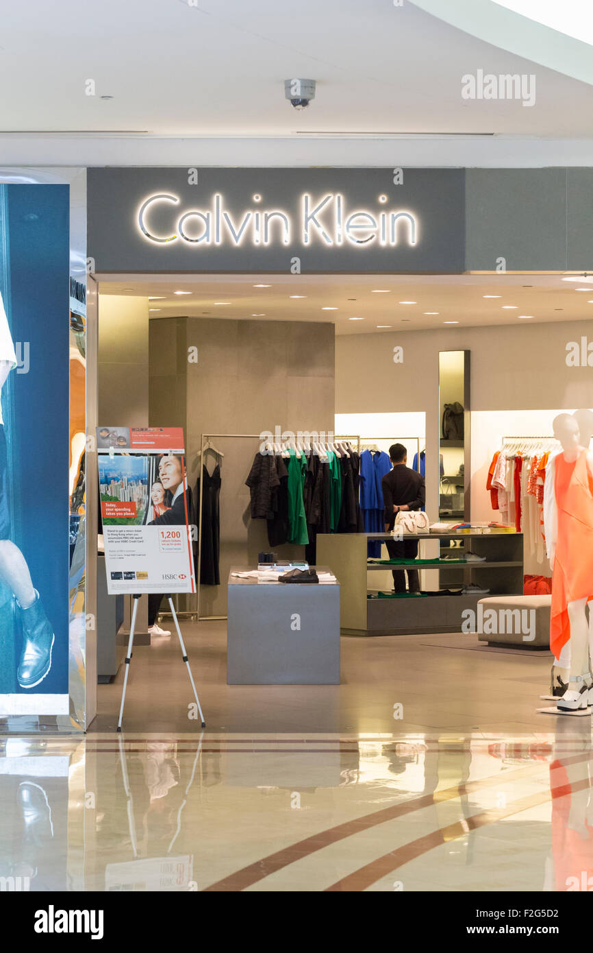 Calvin Klein store Foto de stock