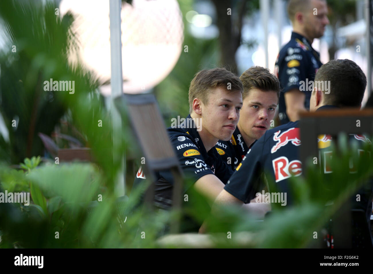Automovilismo: Campeonato del Mundo de Fórmula Uno FIA 2015, Gran Premio de Singapur, #26 Daniil Kvyat (RUS, Infiniti), Red Bull Racing Foto de stock