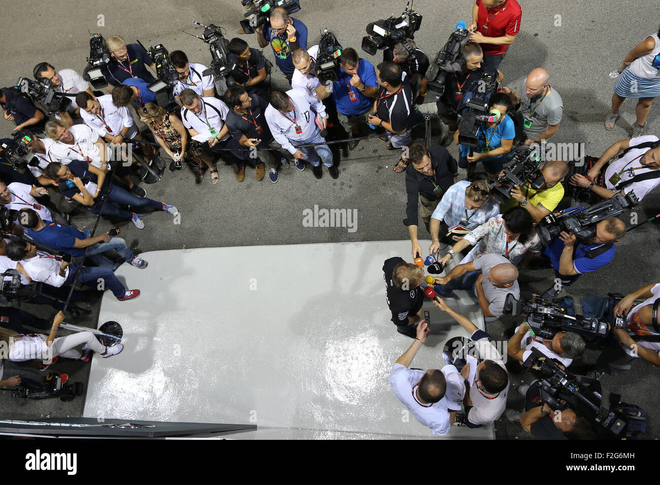 Automovilismo: Campeonato del Mundo de Fórmula Uno FIA 2015, Gran Premio de Singapur, #6 Nico Rosberg (GER, Mercedes AMG Petronas Formula One Team), Foto de stock