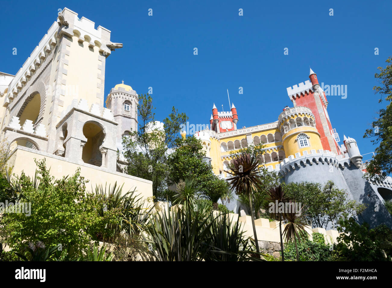 Palacio de Pena, en Sintra, Portugal Foto de stock