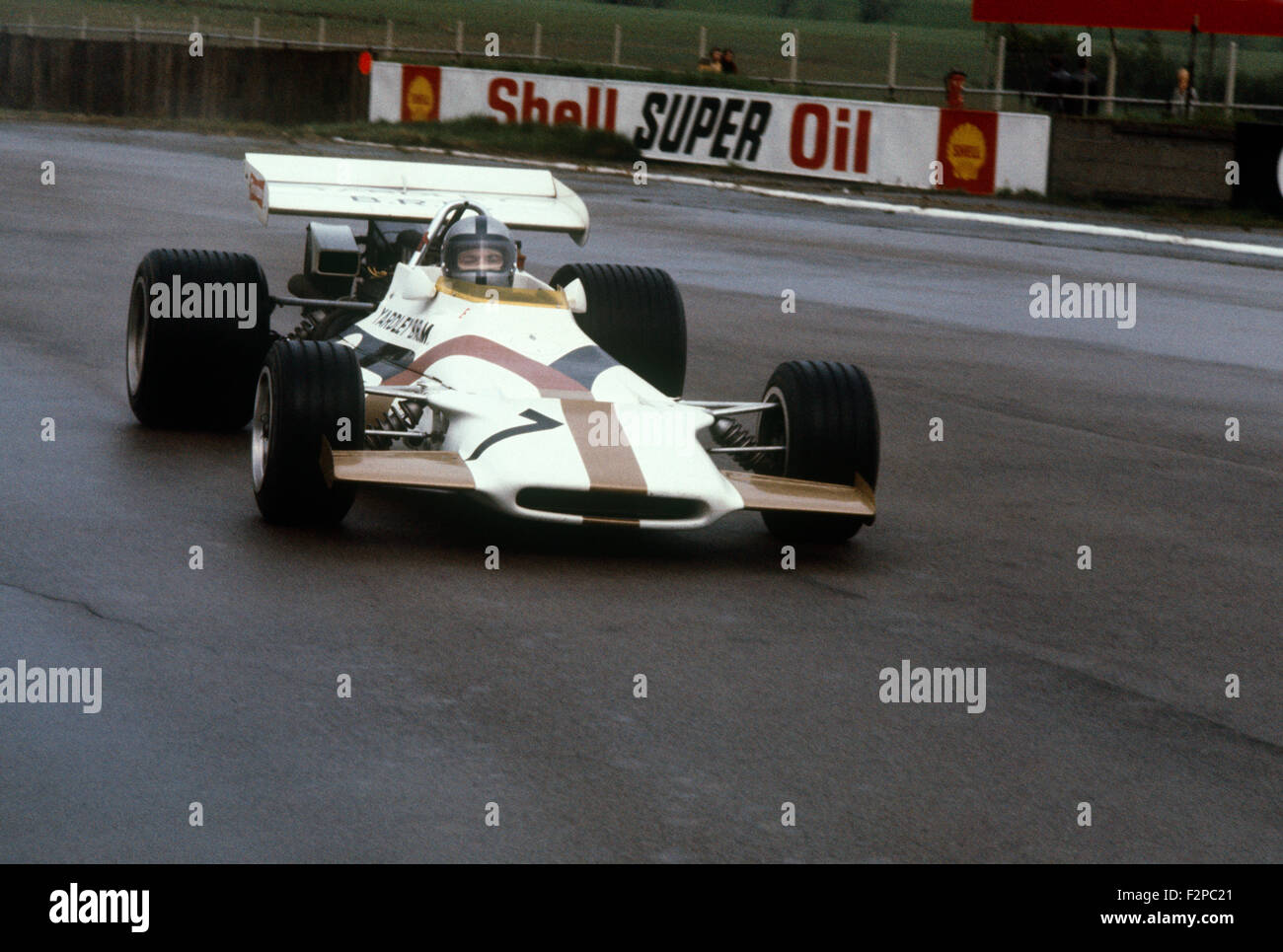 Pedro Rodríguez en su BRM 1971 Foto de stock