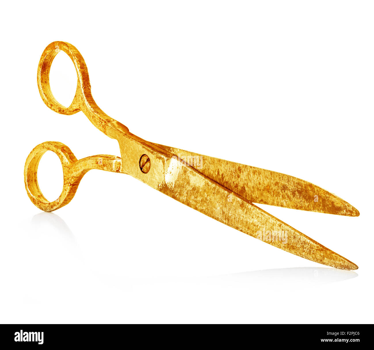 Gold scissors fotografías e imágenes de alta resolución - Alamy