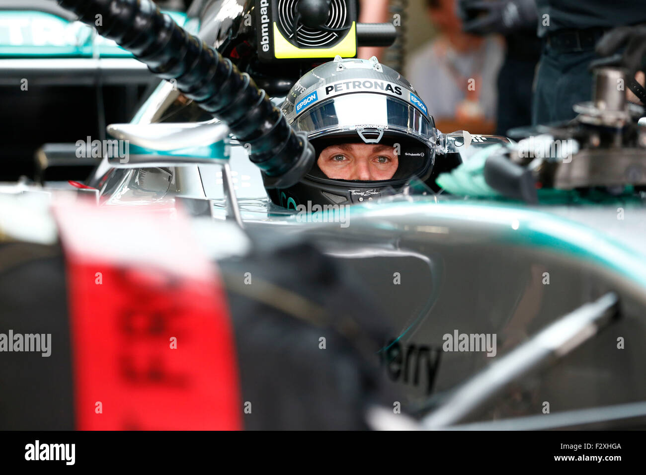 Automovilismo: Campeonato del Mundo de Fórmula Uno FIA 2015, Gran Premio de Japón, #6 Nico Rosberg (GER, Mercedes AMG Petronas Formula One Team), Foto de stock