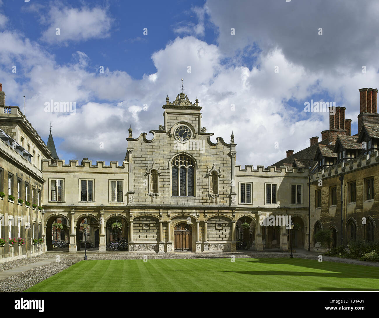 La Universidad de Cambridge, Peterhouse College, Capilla. Foto de stock