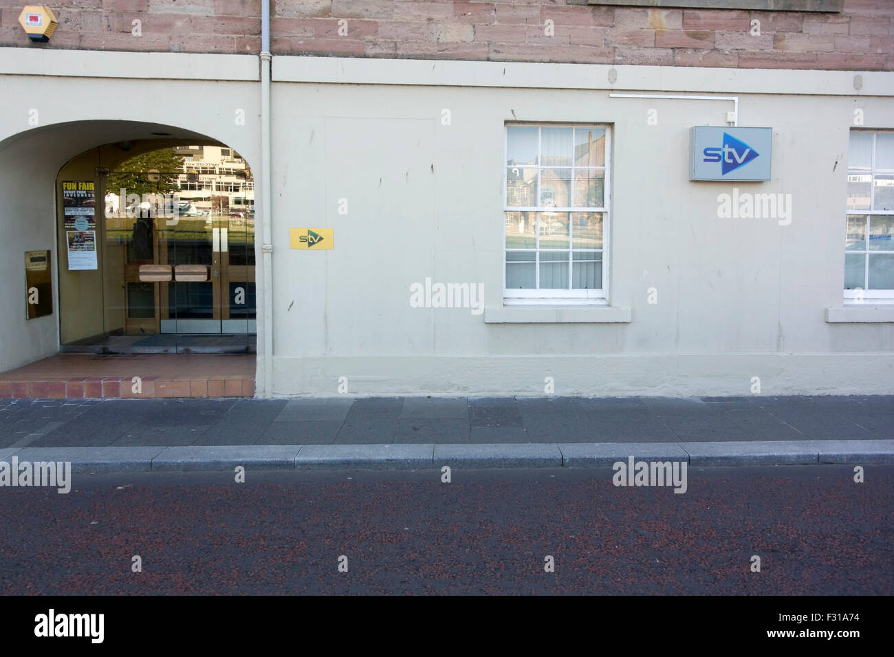 Televisión escocés STV locales del Broadcaster Huntly Street Inverness