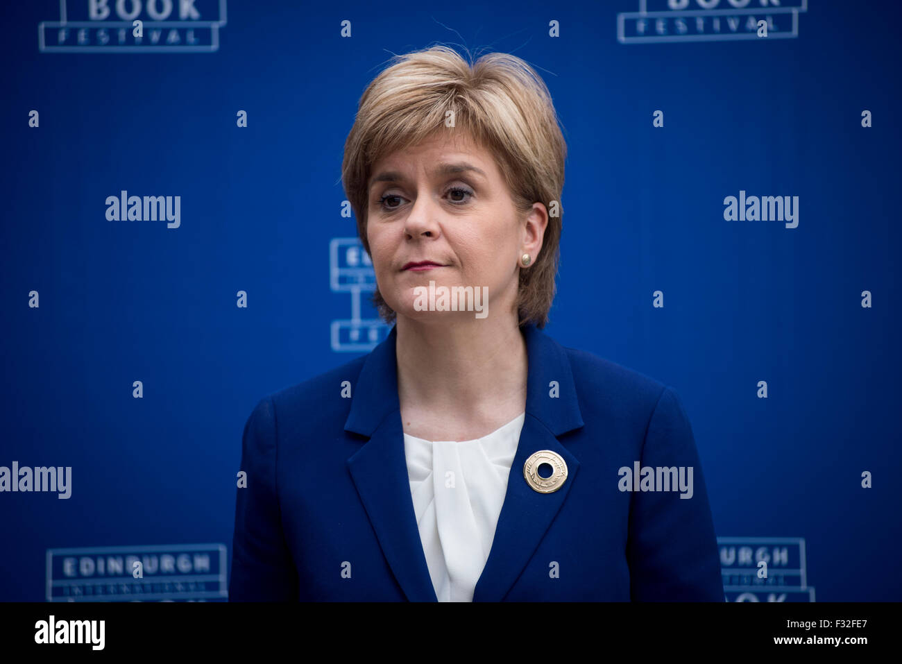 El Primer Ministro escocés, Nicola Sturgeon. Foto de stock