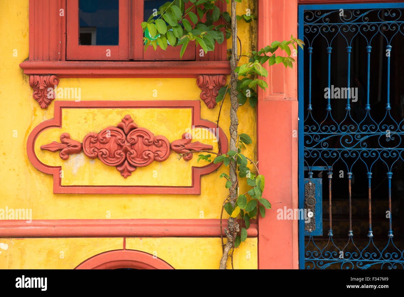 La arquitectura colonial de la Ciudad Vieja, Salvador da Bahia, Brasil Foto de stock