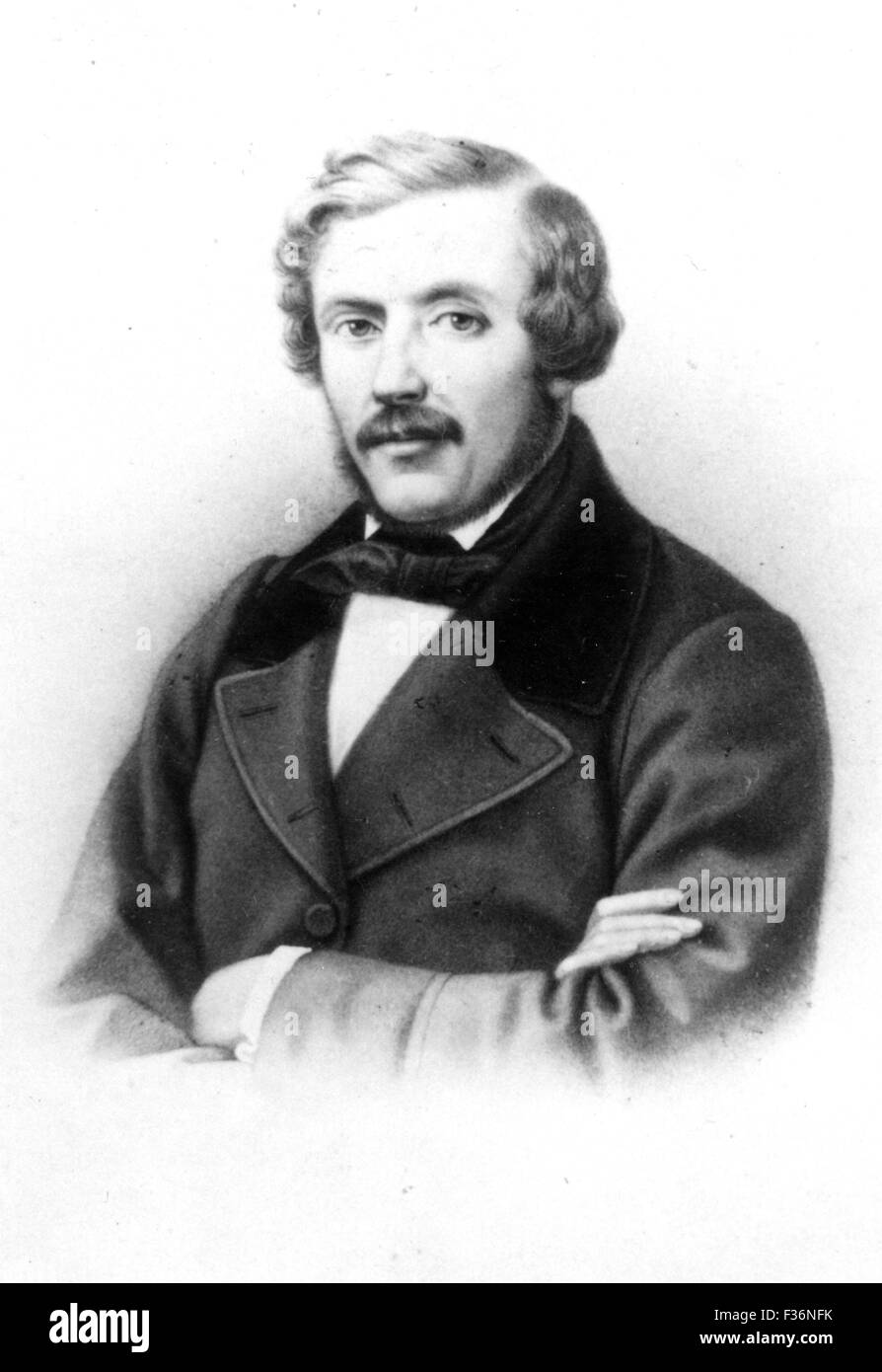 GAETANO DONIZETTI (1797-1848), compositor italiano Foto de stock