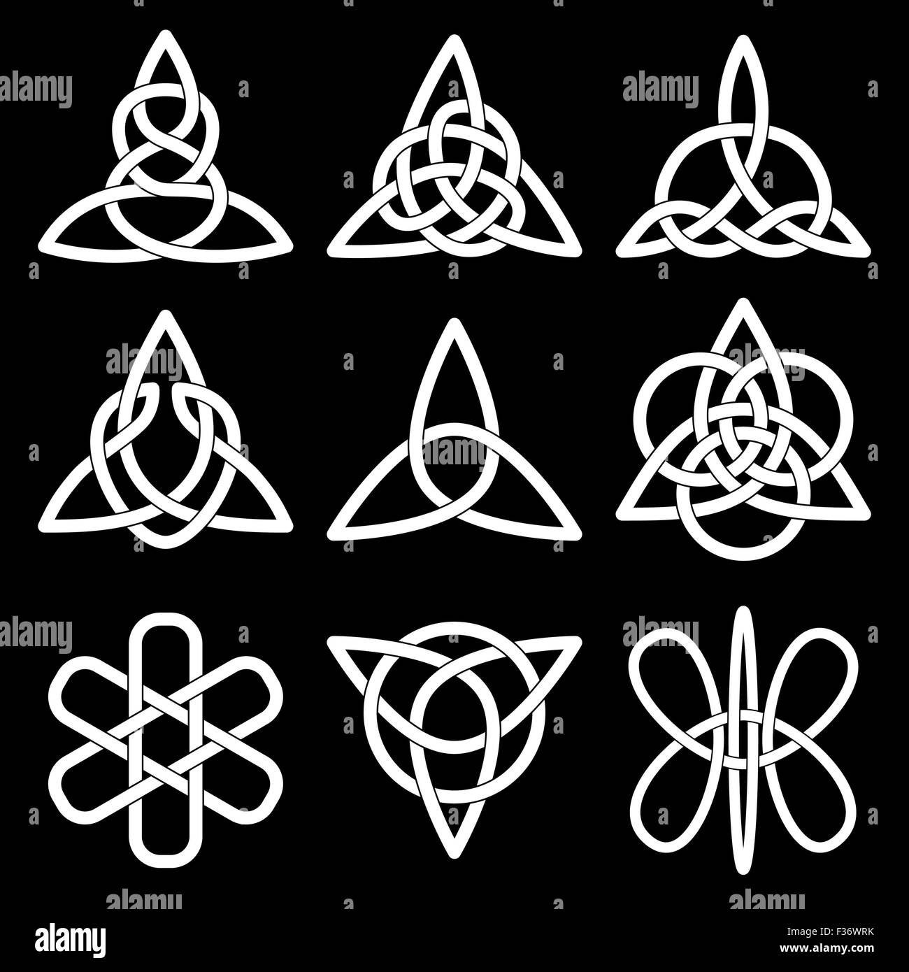 Colección de nudos celtas para utilizar en tus proyectos creativos