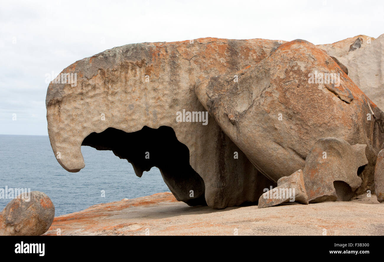 Remarkable Rocks, Isla Canguro, Australia Foto de stock
