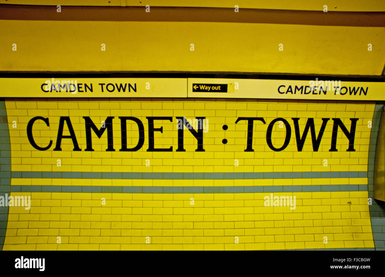 La estación de metro de Camden Town, Londres Foto de stock