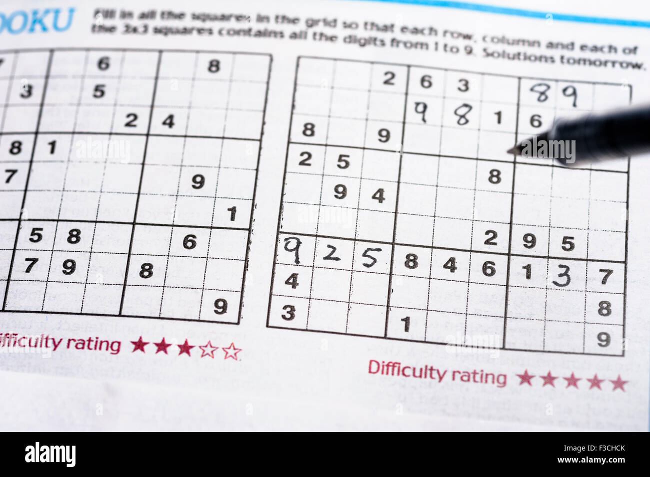 Sudoku difícil ilustração stock. Ilustração de cruzes - 12858739