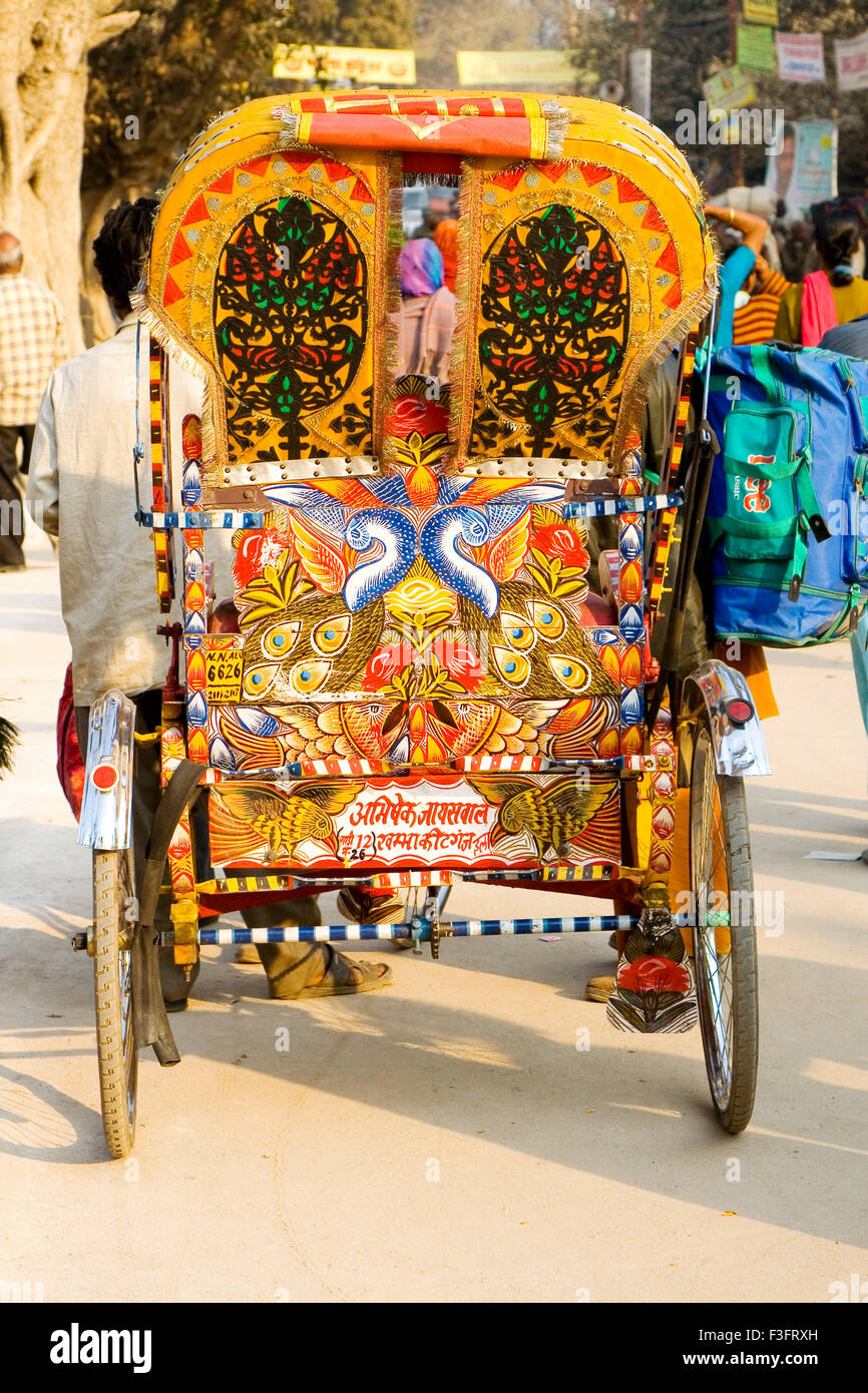 Rickshaw ; rickshaw ; rickshaw ; India ; Asia Foto de stock