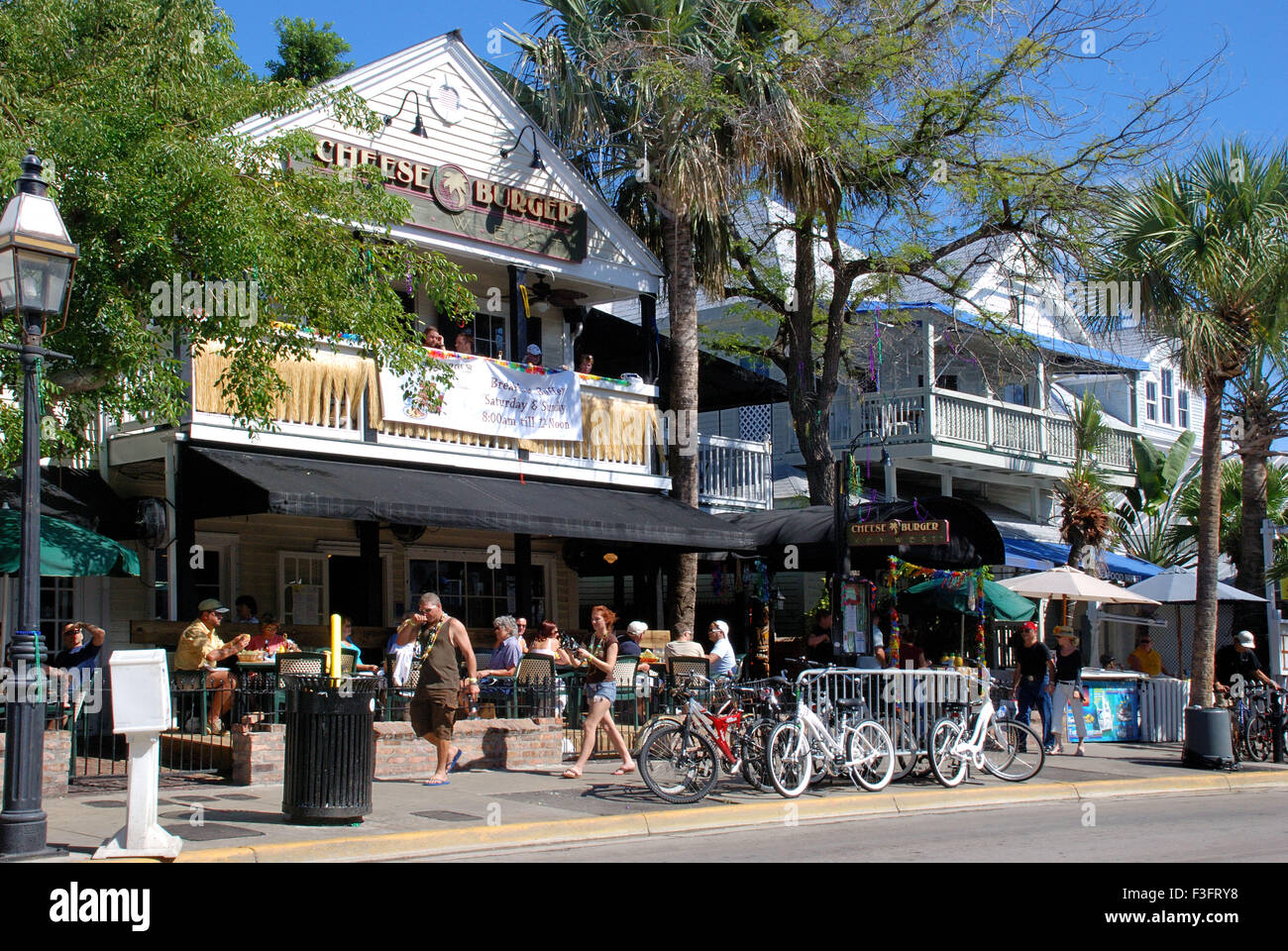 Restaurante Cheese Burger, Key West, Florida, archipiélago de Florida