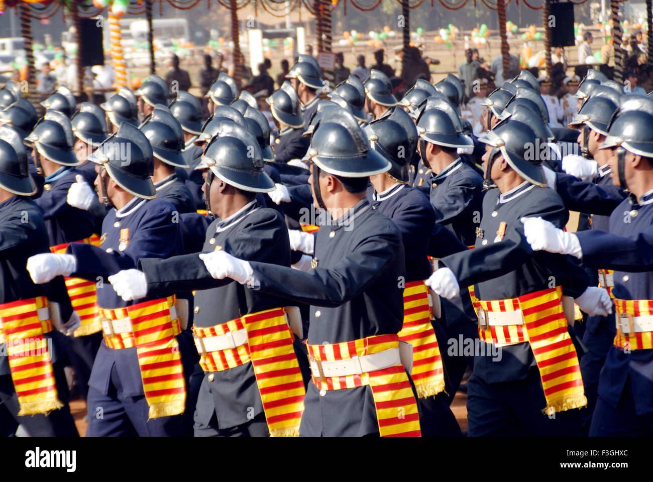 Día de la República India ; bomberos pared ; ahora Bombay Bombay ; ; Maharashtra India Foto de stock