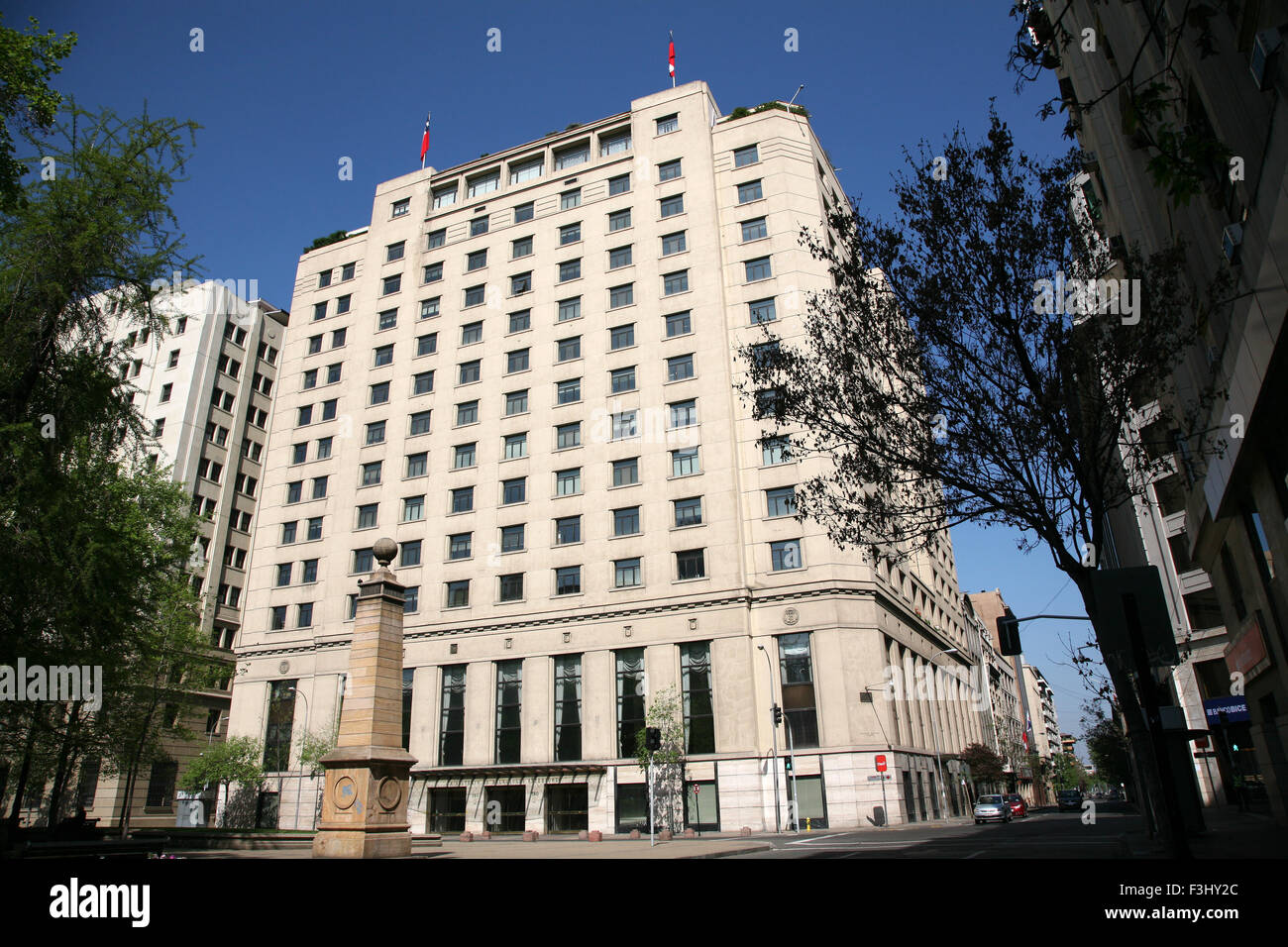 El edificio del Ministerio de Relaciones Exteriores de Chile en
