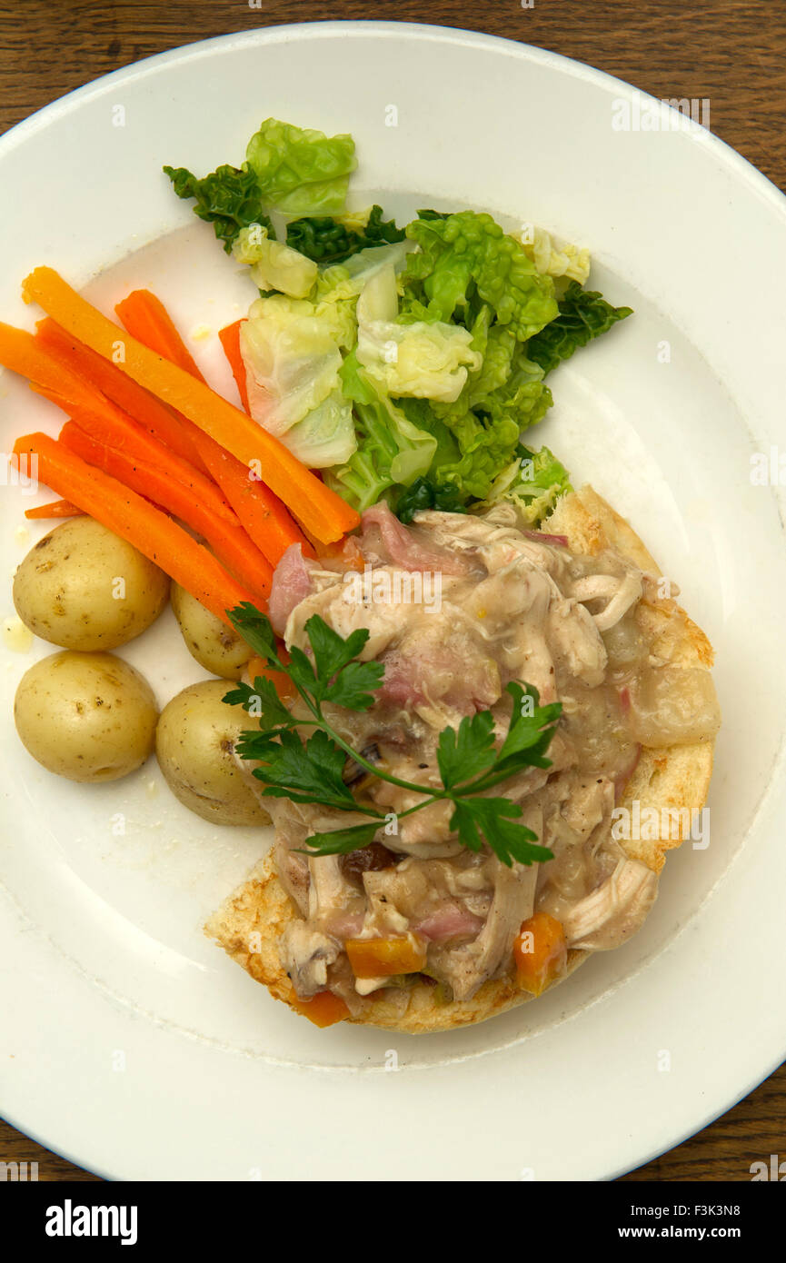 Sally lunns en baño de una cafetería y un restaurante. Foto de stock