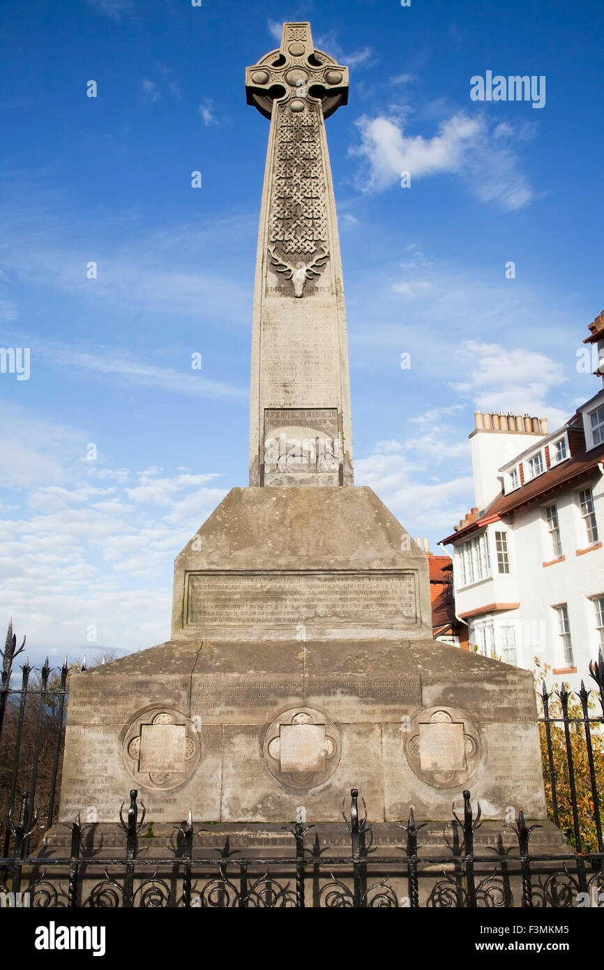Memorial,Escocia, Edimburgo,Cruz,Stone Foto de stock