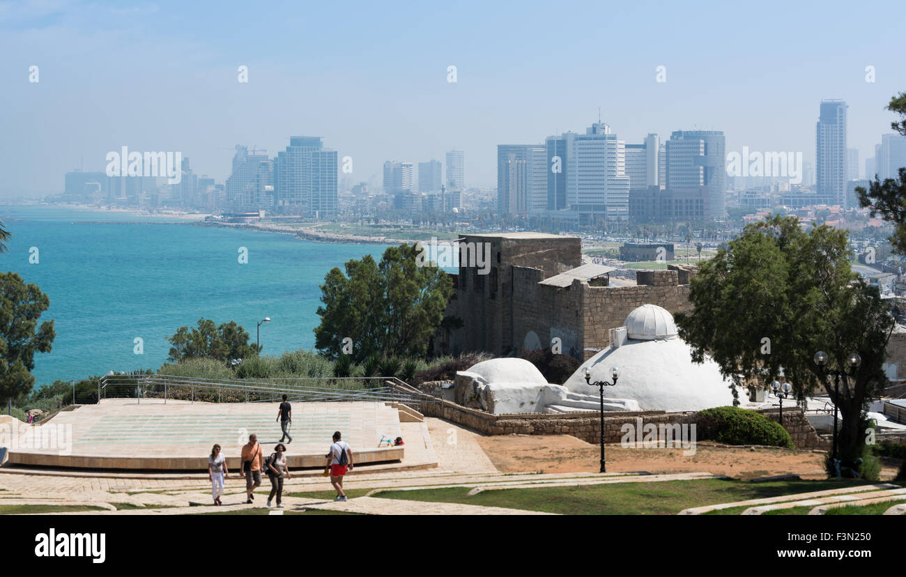 Ciudad de Tel Aviv Foto de stock